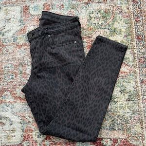 Kut From The Kloth Leopard Print Skinny Jeans